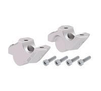 BMW F 850 GS Adventure 2019-23 Offset Handlebar Risers 30mm High,25mm-Blk BY H&B