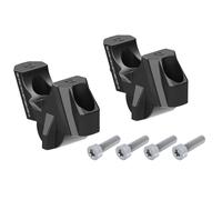 BMW M 1000 R 2023- Offset Handlebar Risers 35mm High,15mm Back-Black BY H&B