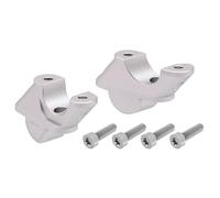 Handlebar risers with 30 mm offset, 21 mm offset, silver for BMW R 1250 RS