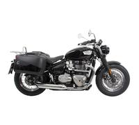 Side case carrier, bolted on, black, for Triumph Bonneville Speedmaster