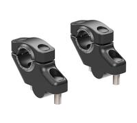 Honda Monkey 125 2019 - Offset Handlebar Risers 30mm UP,21mm Back-Black BY H&B