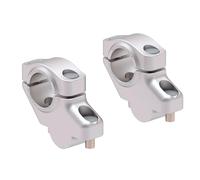 Honda NT 1100 2022-2024 Offset Handlebar Risers 30mm UP,21mm Back-Silver BY H&B