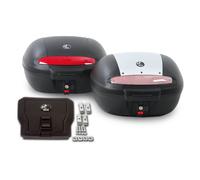 HEPCO & BECKER Journey Topcase 50, black, incl. plate for other carriers, black