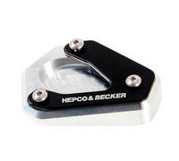 Side Stand Plate Silver/Black for Kawasaki Z 900 (2017-2024) / Z 900 SE