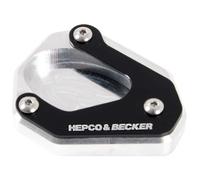 Side Stand Plate Silver/Black for Kawasaki ZX-6R (2019-2020)