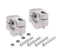 KTM 1050 Adventure 2015-2016 Handlebar Risers 20mm Silver BY HEPCO & BECKER