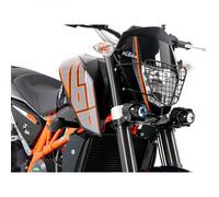 KTM 690 Duke Headlight Grill - Black BY HEPCO AND BECKER (From 2012)