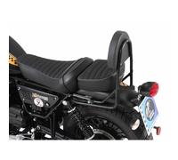 Sissy bar without luggage rack, black, for Moto Guzzi V9 Bobber (long).