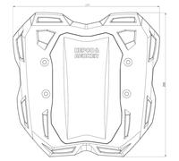 Hepco & Becker Smartrack Carrier Honda CRF 300L/Rally 2021-