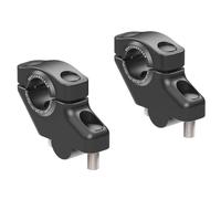 Suzuki V-Strom 1000 2014-19 Offset Handlebar Risers 30mm UP,21mm Back-Blk BY H&B