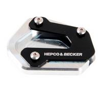 Side Stand Plate Silver/Black for Suzuki V-Strom 650/XT (2017-2025)