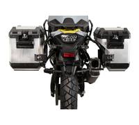 Pannier rack set cutout black including Xplorer cutout silver pannier set for...