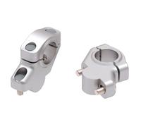 Triumph Trident 660 2021-2024 Offset Handlebar Risers 30mm UP,21mm-Silver BY H&B