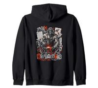 Hephaestus God Of Fire Ancient Gr lacksmith Zip Hoodie