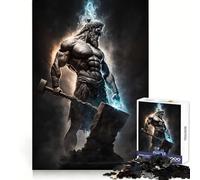 Hephaestus God Smith 1000 Piece Jigsaws for Teenagers Calm Daily Accurate Cut Joyful Challenge (50x75cm)