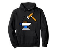 Hephaestus Greek God Of Fire - Crafting - Smithing Pullover Hoodie