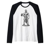Hephaestus Greek God Of Fire - Crafting - Smithing Raglan Baseball Tee