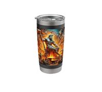 Hephaestus Gr od of Fire - Crafting - Smithing Stainless Steel Insulated Tumbler