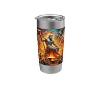 Hephaestus Gr od of Fire - Crafting - Smithing Stainless Steel Insulated Tumbler
