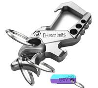 Hephis Bottle Opener Key Chain,Bigger Heavyduty Keychain,Car Key Chain for Men and Women(Silver and Gold) …