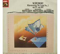 Hephzibah Menuhin (Klavier) / Yehudi Menuhin (Violine) / Maurice Gendron (Violoncello) - Schubert: Klaviertrios No.1, Op.99 und No.2, Op.100 etc. (mit Kunstdruck-Beilage) [Vinyl LP] [Schallplatte]