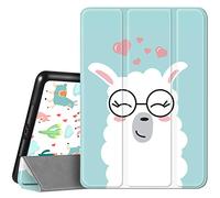 Hepix iPad 9th 8th 7th Generation Case iPad 10.2 Case 2021 2020 2019 Lama Alpaca with Pencil Holder, Cute Llama Shockproof Protective Cover Auto Sleep Wake for A2270 A2428 A2429 A2197 A2198 A2200