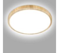 hepside Bathroom Light, 3000K/4000K/6500K 3 Color Temperature, Waterproof IP54, Utility, Round, Modern, Flush Ceiling Light for Bulkhead, Kitchen, Bedroom, Hallway and Lounge