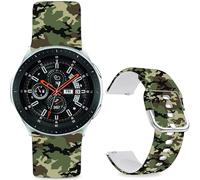 Hepsun 20mm Sport Soft Silicone Straps Compatible with Samsung Galaxy Watch 3 41mm/ Active 2 for Women Men. (Army Green, 20mm)