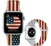 Hepsun 22mm Sport Soft Silicone Straps Compatible with Samsung Galaxy Watch 46mm/Watch 3 45mm/Gear S3 Frontier/Classic for Women Men Teens. (Bational Flag, 22mm)