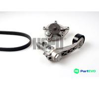 HEPU WATER PUMP + V-RIBBED BELT KIT PK08100 FOR CITROËN PEUGEOT