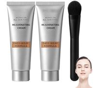 Her-bionyx Rejuvenating Cream With Brush, Her-bionyx Instant Tightening Eye Cream, Eye Bags Remover Men and Women, Reduces Fine Lines Wrinkles, For All Skin Types (2pcs)