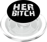 HER BITCH Kinky Couples Outfit FemDom Master Slave Gift Idea PopSockets PopGrip for MagSafe