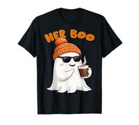 Her Boo His Boo Funny Ghost Ice Coffee Matching Halloween T-Shirt