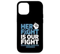 Her Fight Gestational Diabetes Awareness Case for iPhone 12/12 Pro