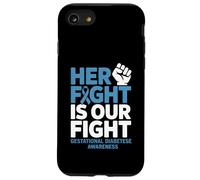 Her Fight Gestational Diabetes Awareness Case for iPhone SE (2020) / 7/8