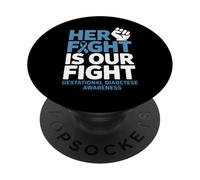 Her Fight Gestational Diabetes Awareness PopSockets Adhesive PopGrip