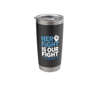 Her Fight Gestational Diabetes Awareness Stainless Steel Insulated Tumbler