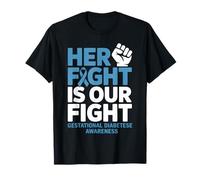 Her Fight Gestational Diabetes Awareness T-Shirt