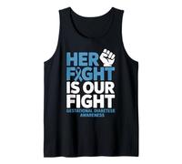 Her Fight Gestational Diabetes Awareness Tank Top