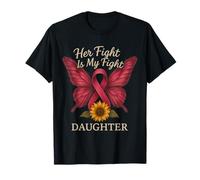 Her Fight is My Fight Breast Cancer Awareness Daughter Hope T-Shirt