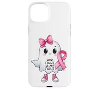 Her Fight Is My Fight Breast Cancer Awareness Ghost Case for iPhone 15 Plus