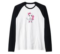 Her Fight is My Fight Breast Cancer Awareness Ghost Raglan Baseball Tee