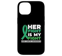 Her Fight Is My Fight Liver Cancer Awareness Support Squad Case for iPhone 14