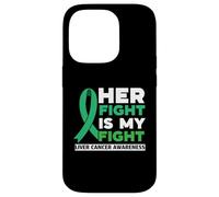 Her Fight Is My Fight Liver Cancer Awareness Support Squad Case for iPhone 14 Pro