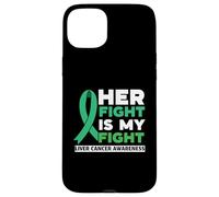 Her Fight Is My Fight Liver Cancer Awareness Support Squad Case for iPhone 15 Plus