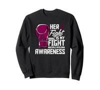Her Fight Is My Fight Multiple Myeloma Awareness Boxing Sweatshirt