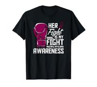Her Fight is My Fight Multiple Myeloma Awareness Boxing Value Graphic T-Shirt