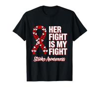 Her Fight is My Fight Stroke Awareness Support Community T-Shirt