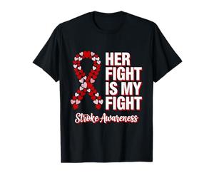 Her Fight is My Fight Stroke Awareness Support Community T-Shirt