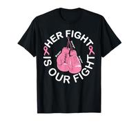 Her Fight is Our Figh Pink Ribbon Breast Cancer T-Shirt